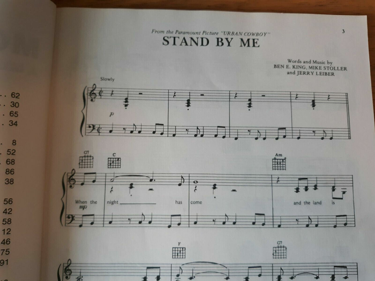 1986/ 1987 Movie Songbook Star TrekTop Gun Karate Kid + more Big Note Piano