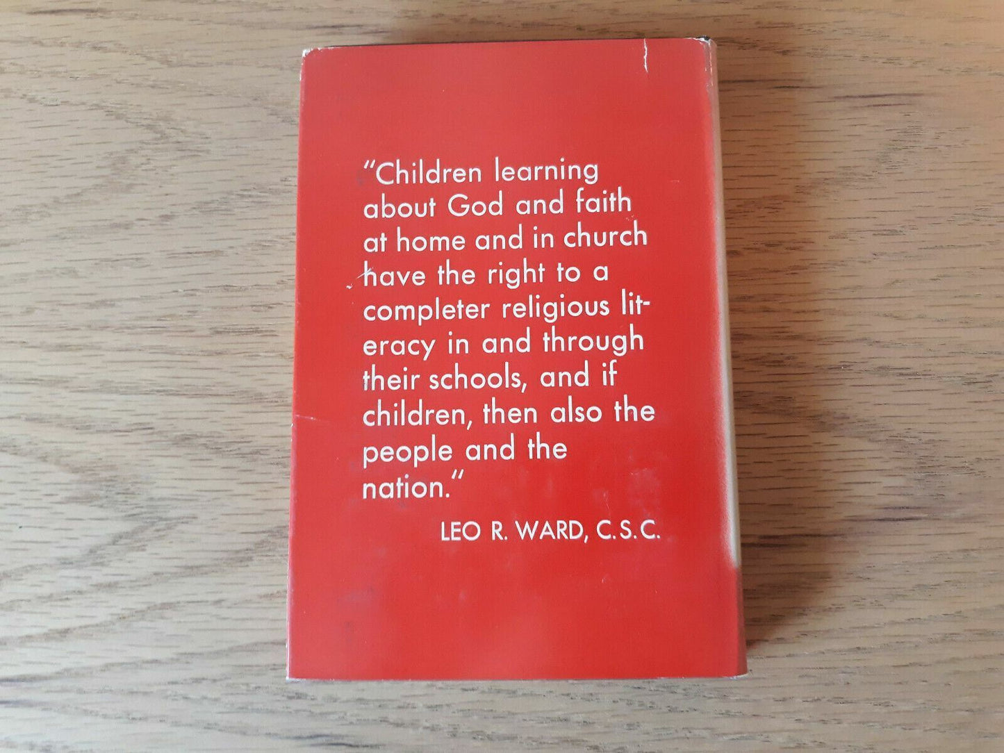 Religion in All the Schools (1960) by Leo R. Ward Hardcover Dust Jacket