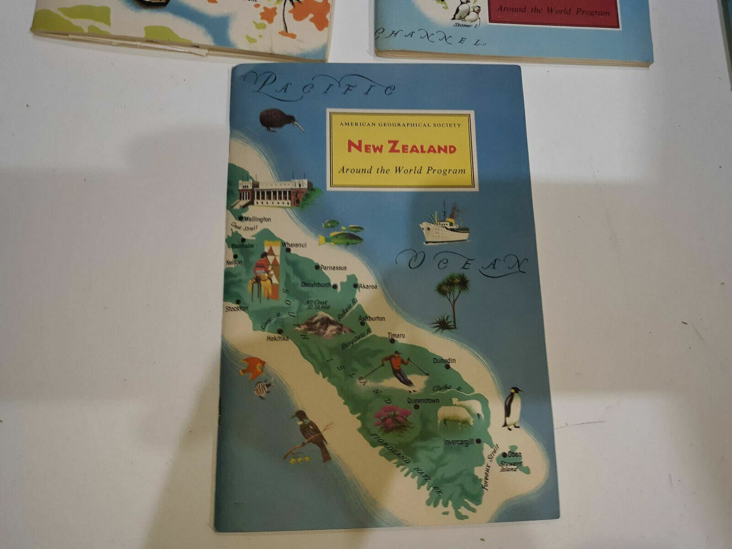 2X American Geographical Society - Around the World Programs by Nelson Doubleday