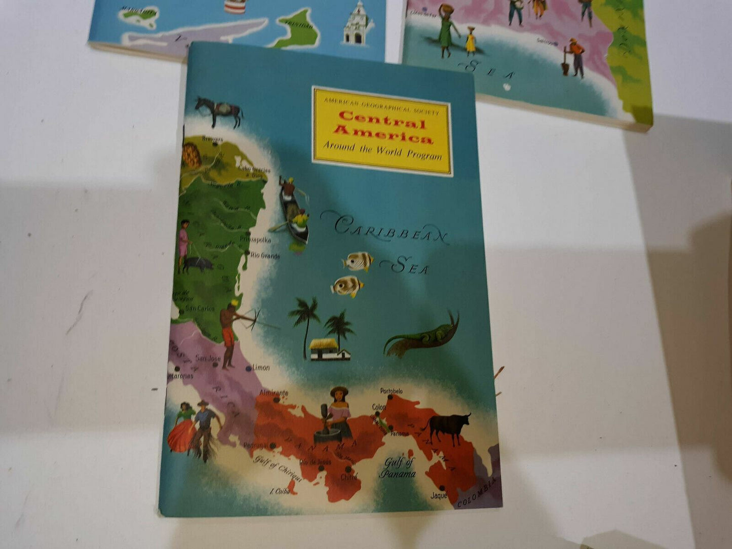 2X American Geographical Society - Around the World Programs by Nelson Doubleday