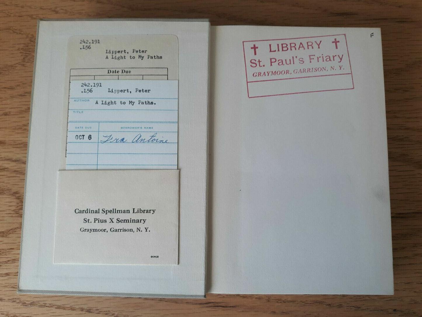 A Light To My Paths Peter Lippert 1941 Hardcover