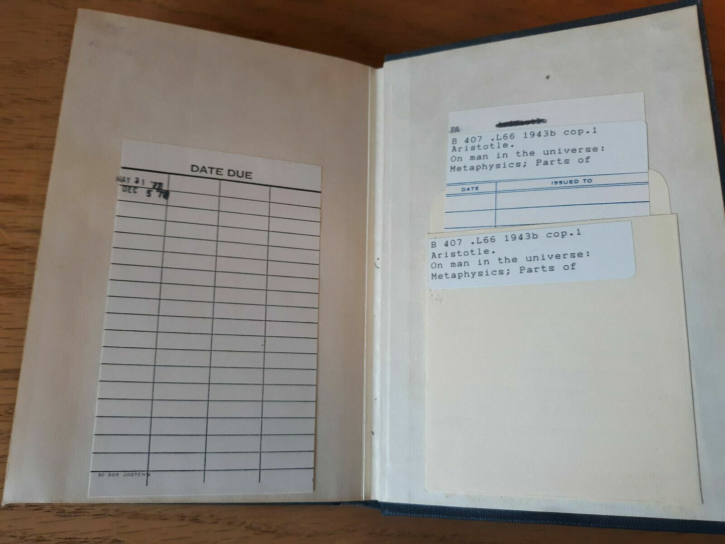1943 Book Aristotle On Man In The Universe Walter Black