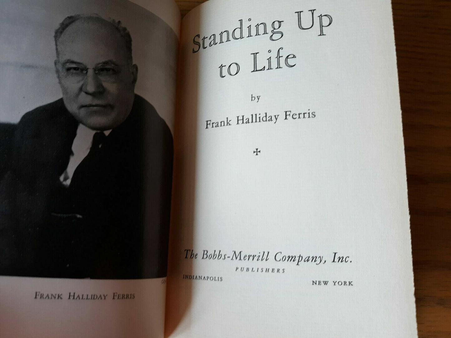 Standing up to life (NoDust) by Ferris, Frank Halliday 1953