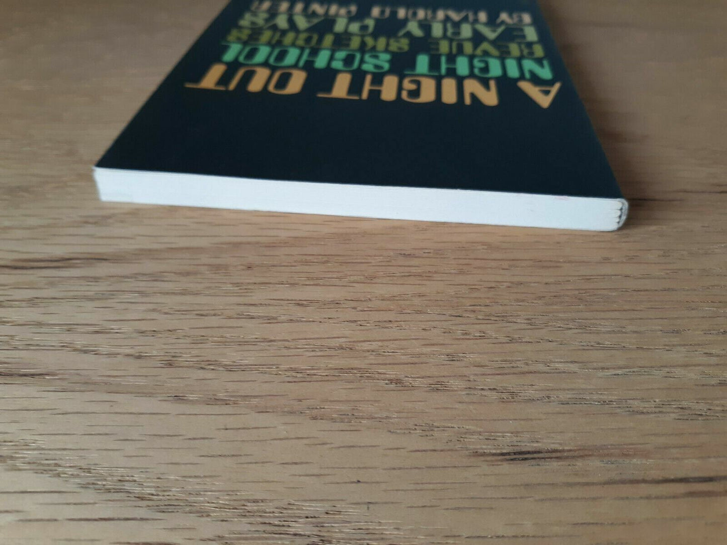 A Night Out Night School Revue Sketches Early Plays Harold Pinter 1967 1st Print