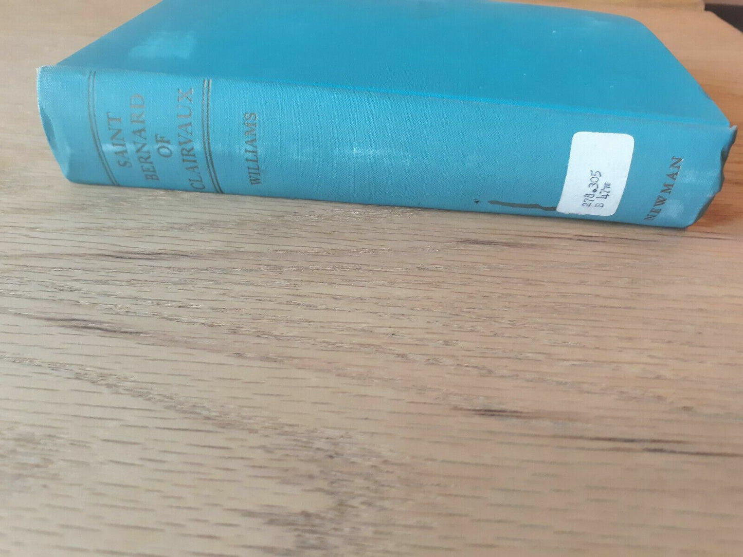 1953 Saint Bernard Of Clairvaux Watkin Williams Hardcover The Newman Press