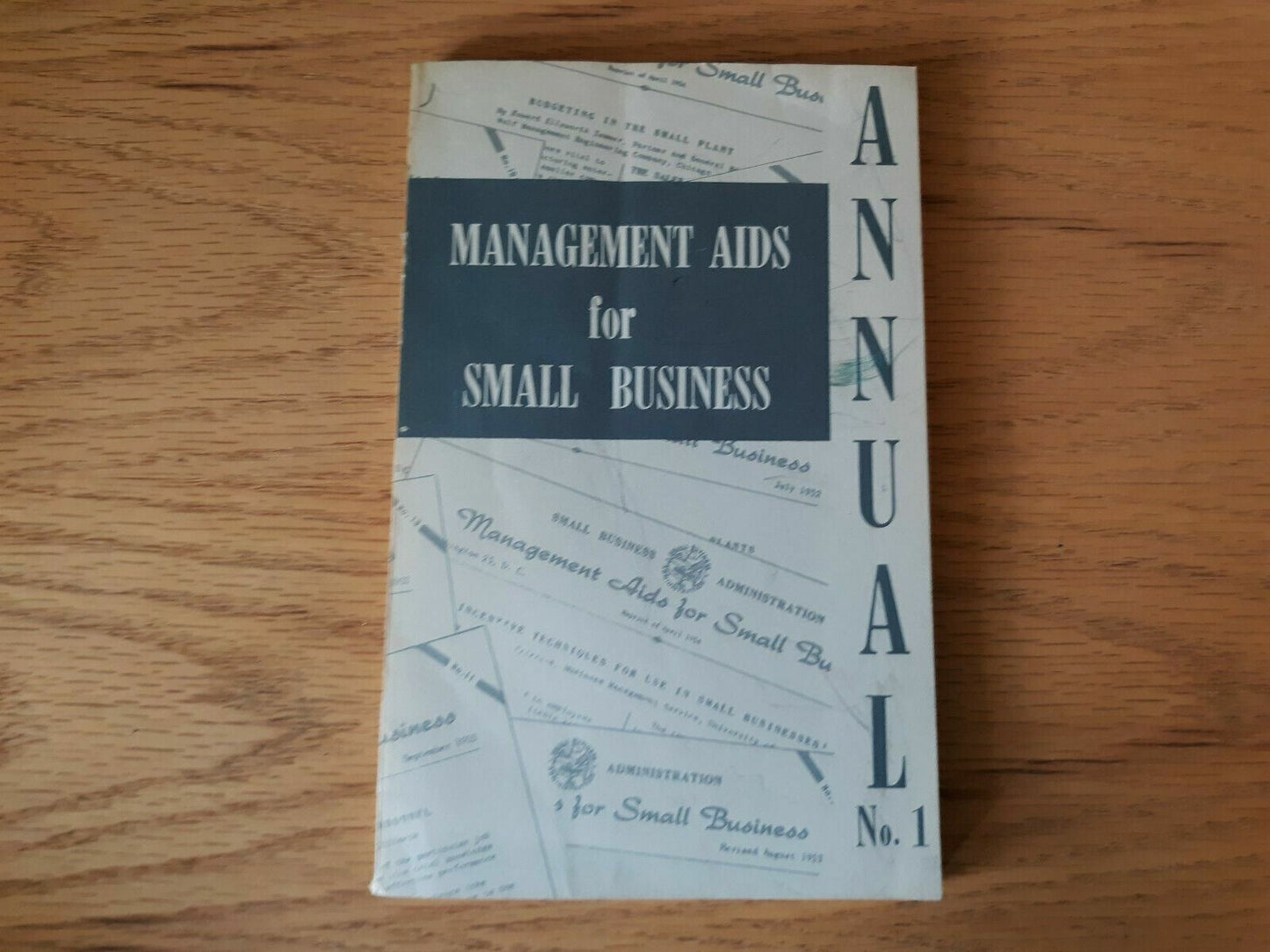 Management Aids for Small Business 1965 Annual No. 1 Anthony
