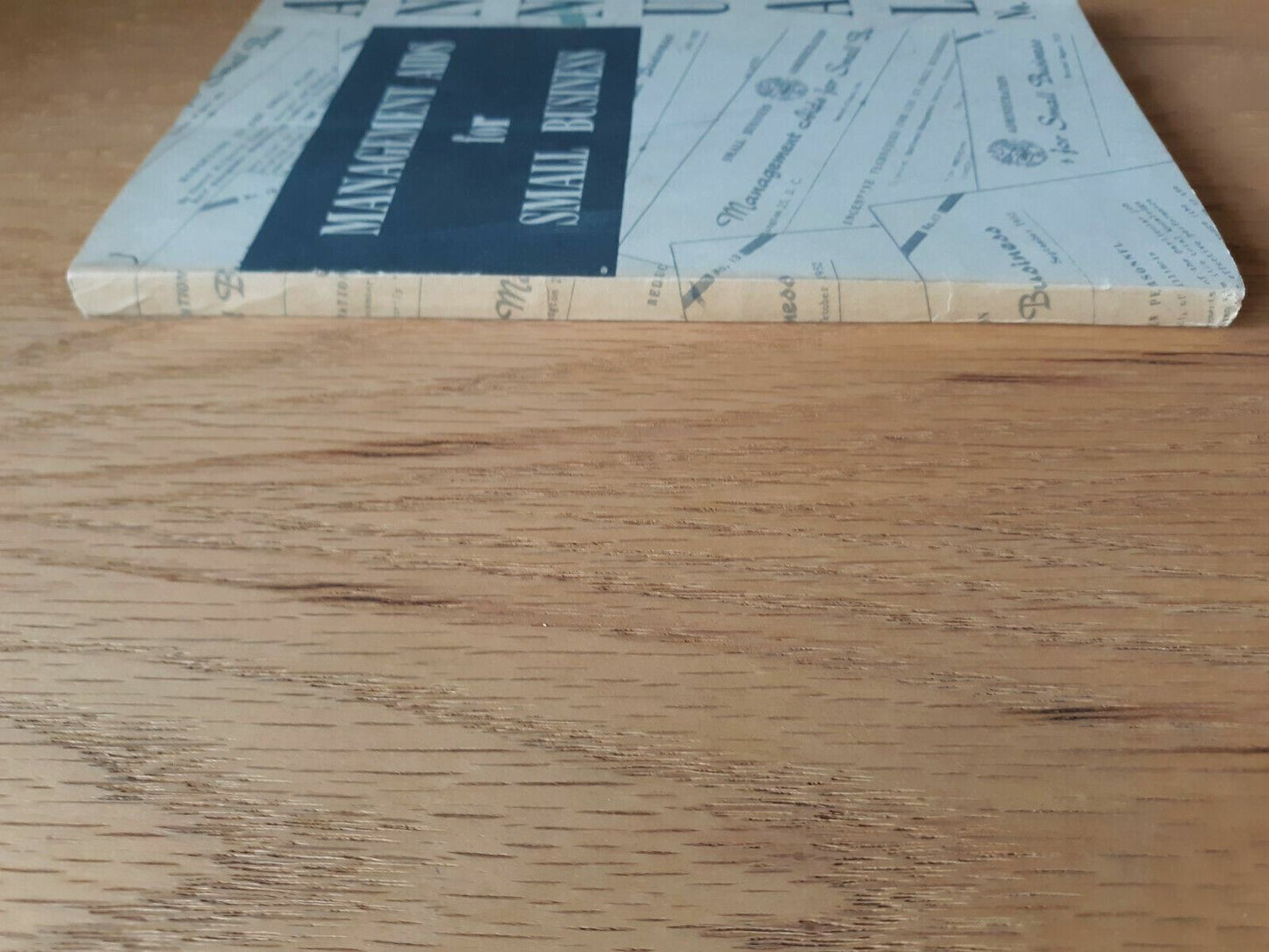 Management Aids for Small Business 1965 Annual No. 1 Anthony