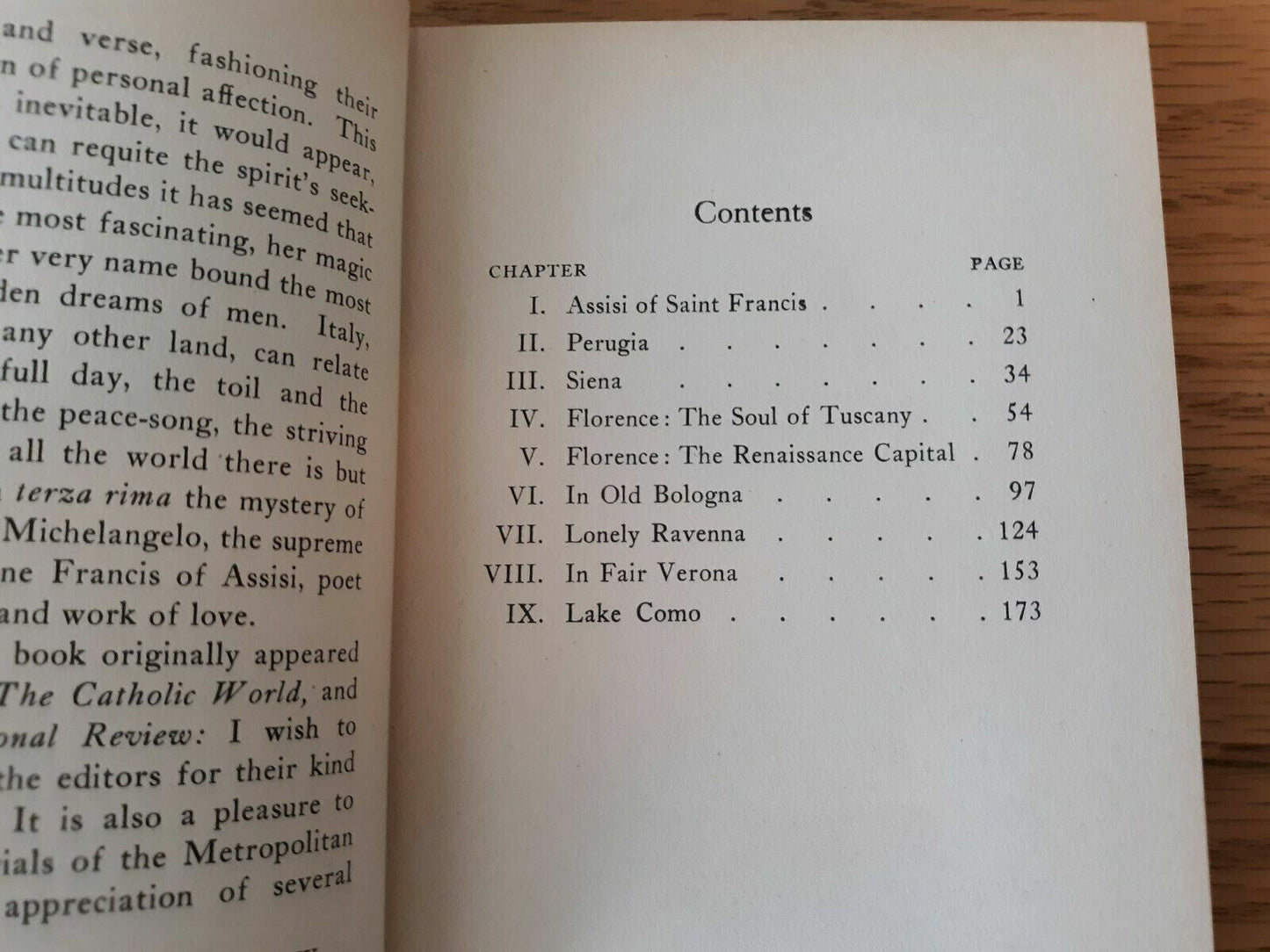 1926 Assisi Of Saint Francis And Other Essays Of Italy Joseph Wickham