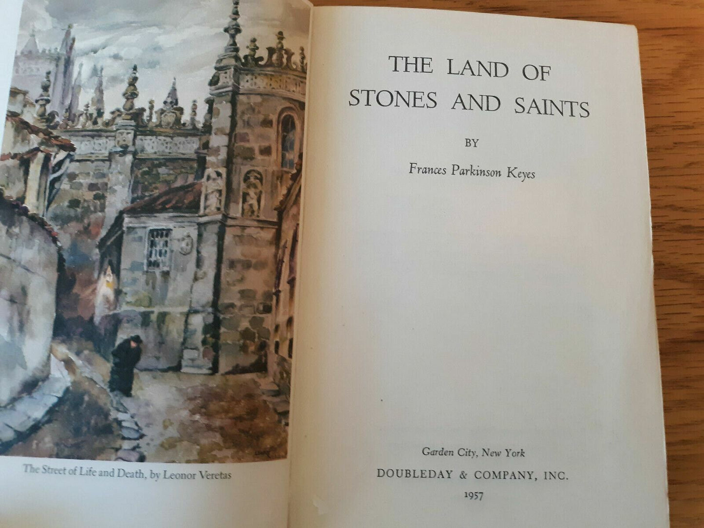 1957 The Land of Stones and Saints Frances Parkinson Keyes First Edition HC