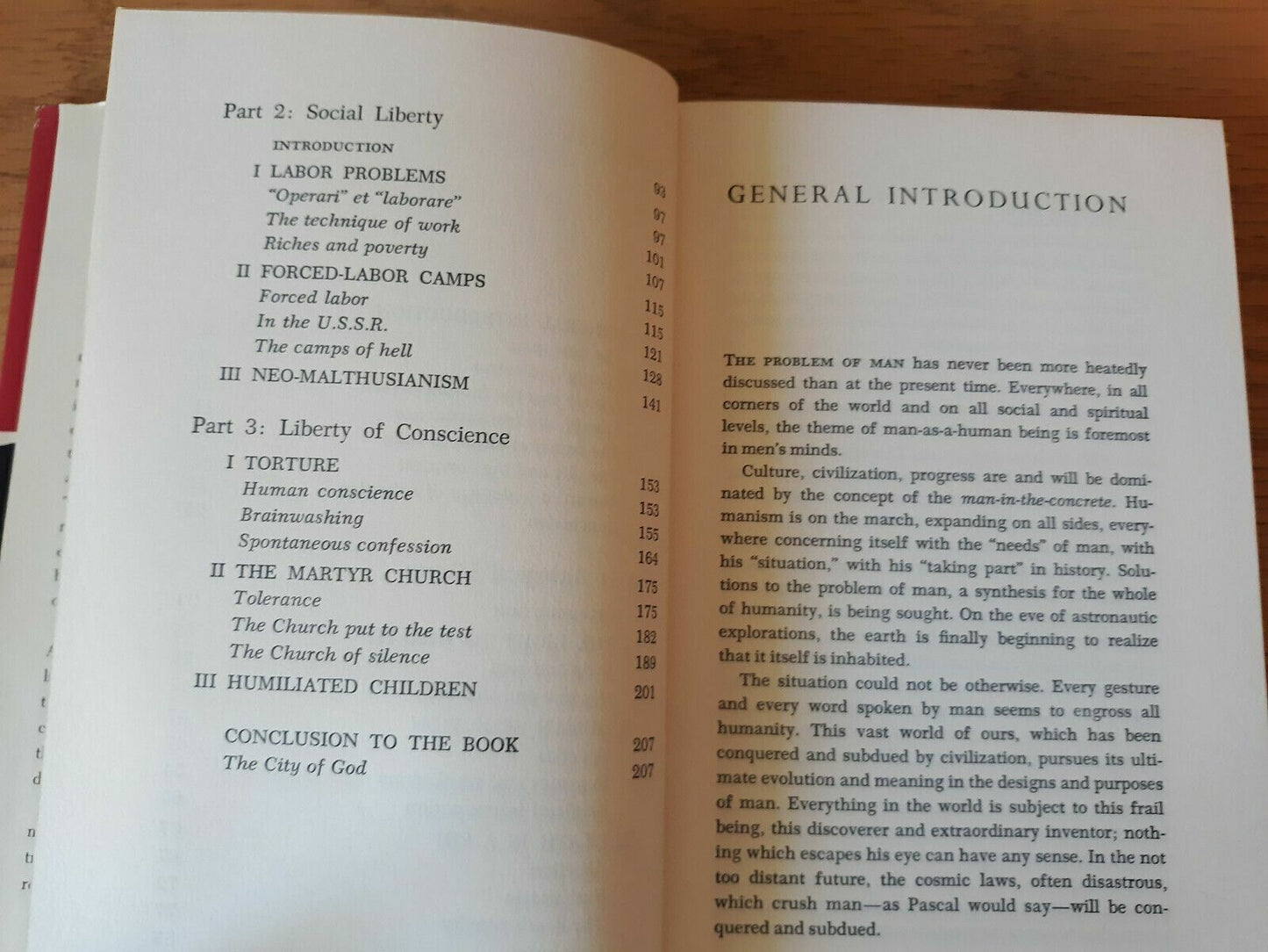 1963 THE CHURCH IN THE SERVICE OF LIBERTY Hardcover by CONSTANTIN AMARIU