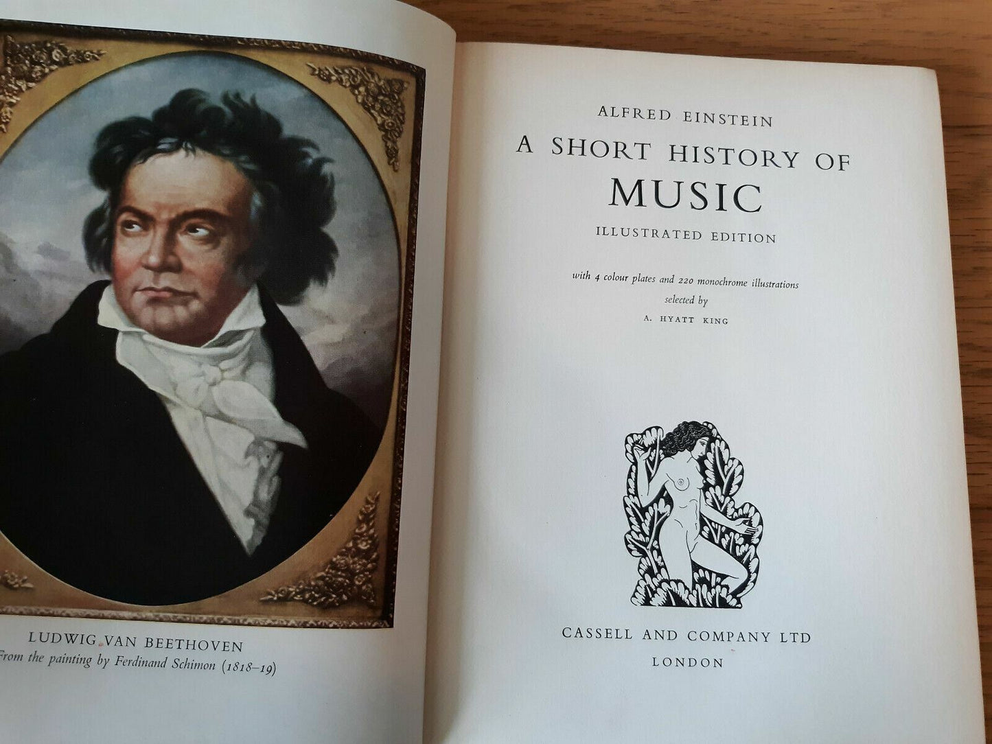 1953 Short History Of Music Illustrated Edition Alfred Einstein Hardcover