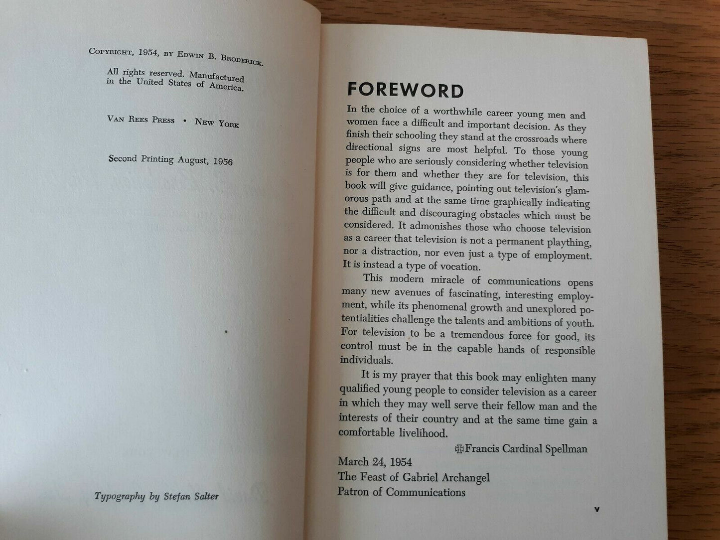 Your Place in TV A Handy Guide for Young People by Edwin Broderick 1956