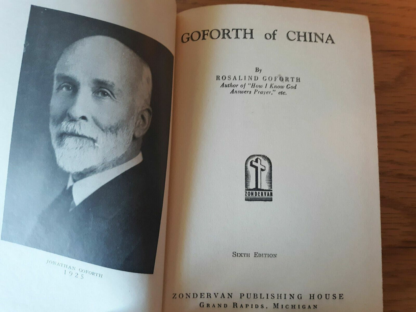 Goforth Of China 1944 6th Edition Rosalind Goforth Hardcover Zondervan