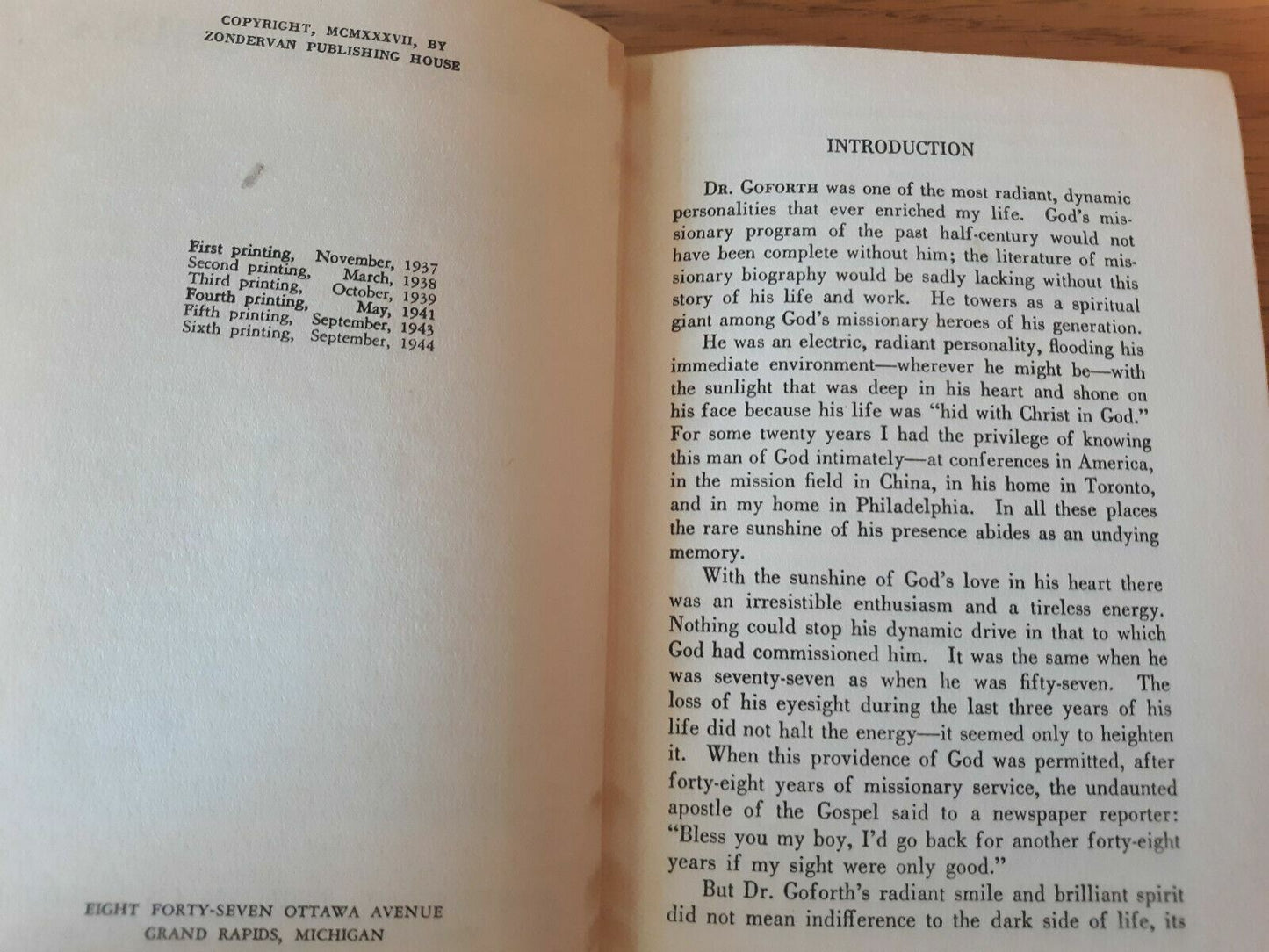 Goforth Of China 1944 6th Edition Rosalind Goforth Hardcover Zondervan