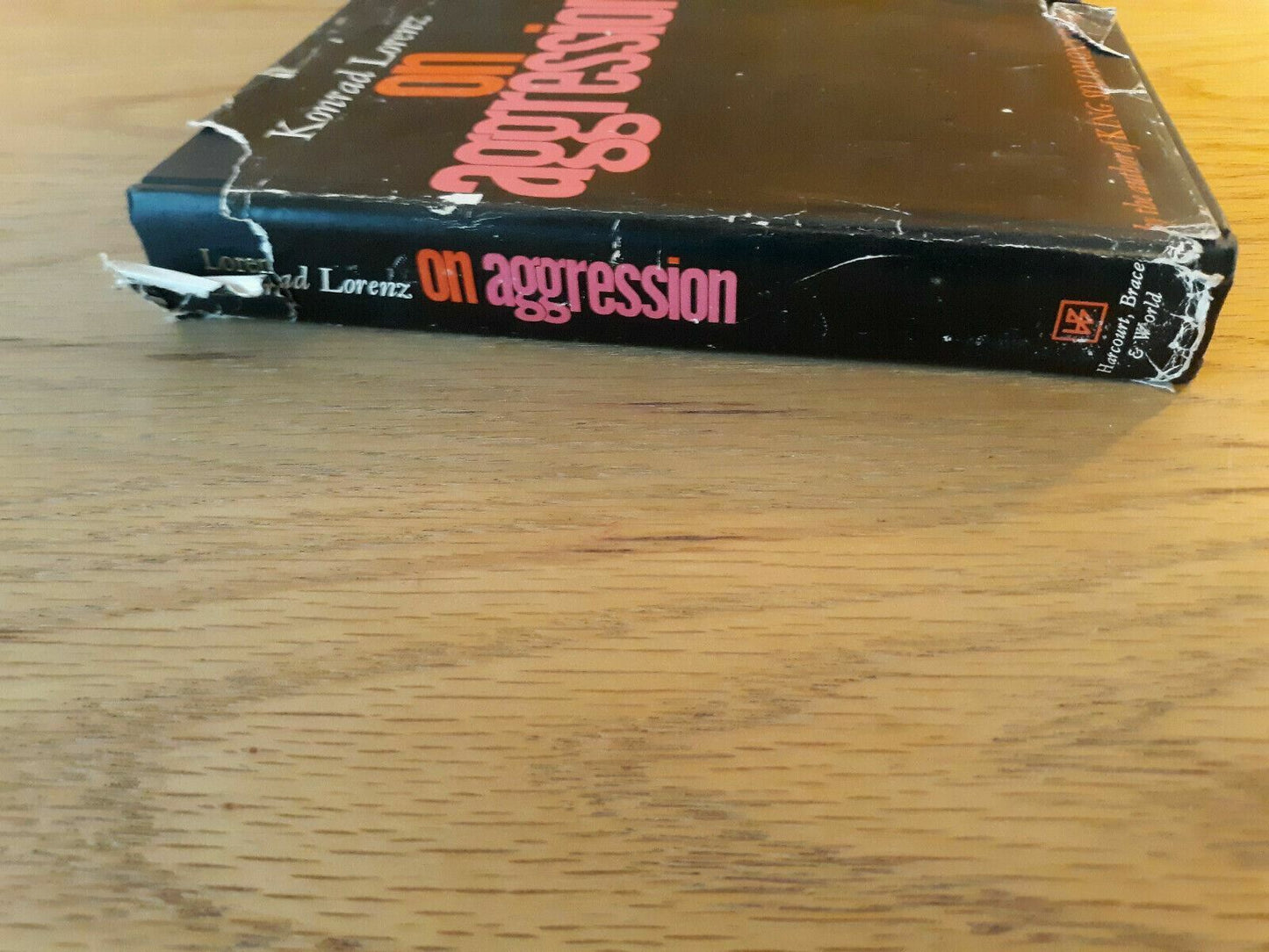 On Aggression by Konrad Lorenz Hardcover 1966 Harcourt, Brace & World