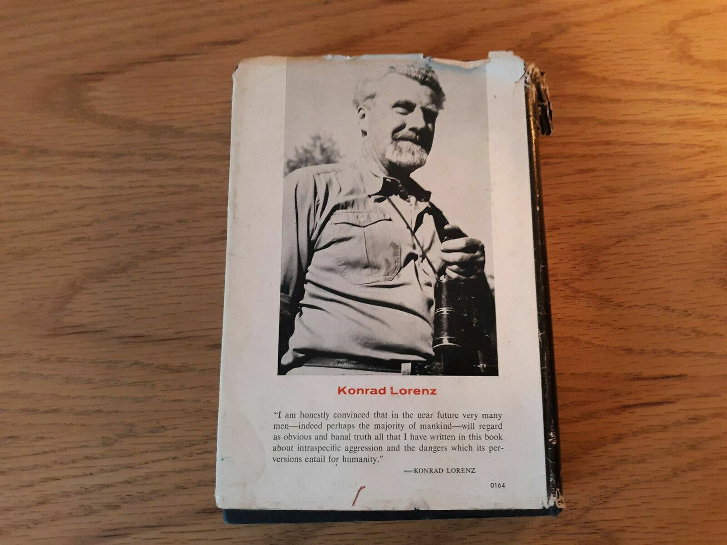 On Aggression by Konrad Lorenz Hardcover 1966 Harcourt, Brace & World