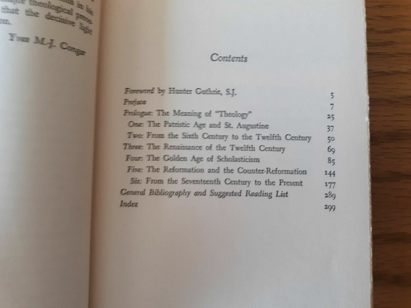 A History of Theology (1st Ed) by Yves M. J. Congar 1968 Hardcover
