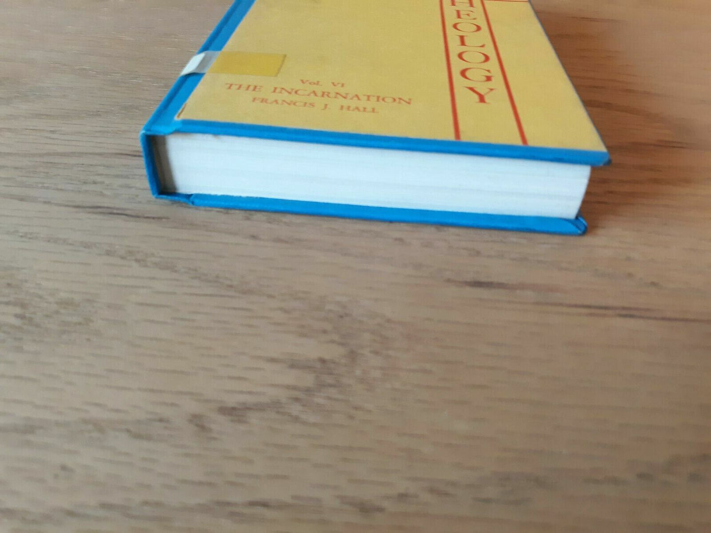 Dogmatic Theology Vol. VI : The Incarnation by Francis J. Hall 1968 Catholic