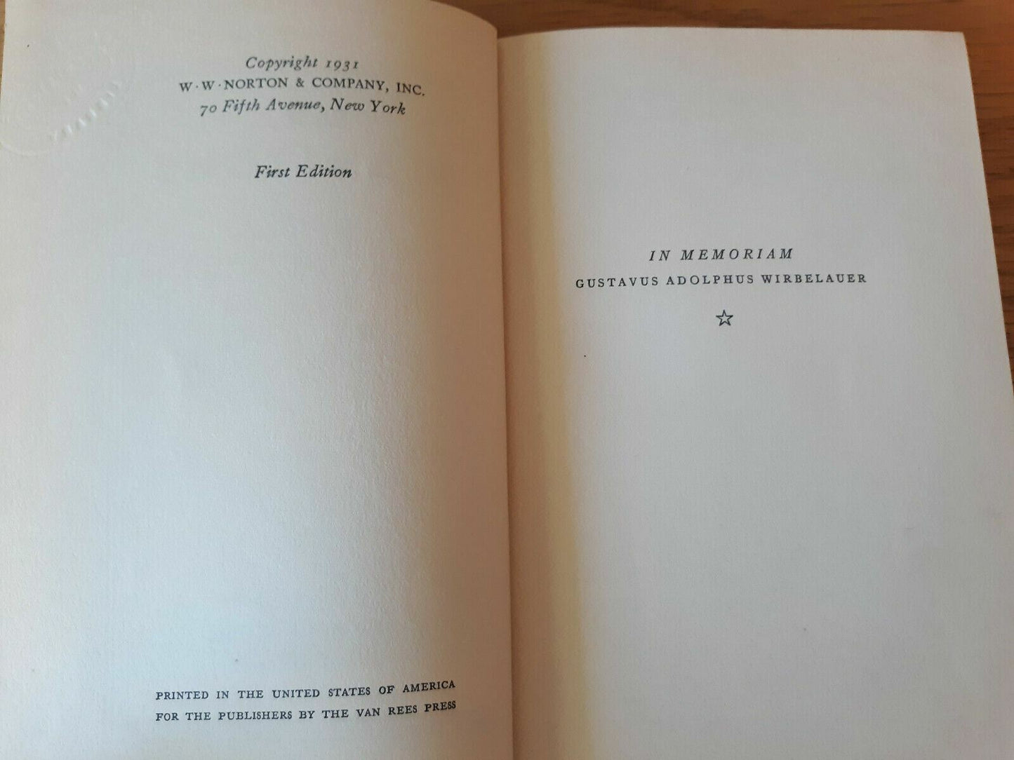 1931 Mr. Gladstone by Walter Phelps Hall First Edition