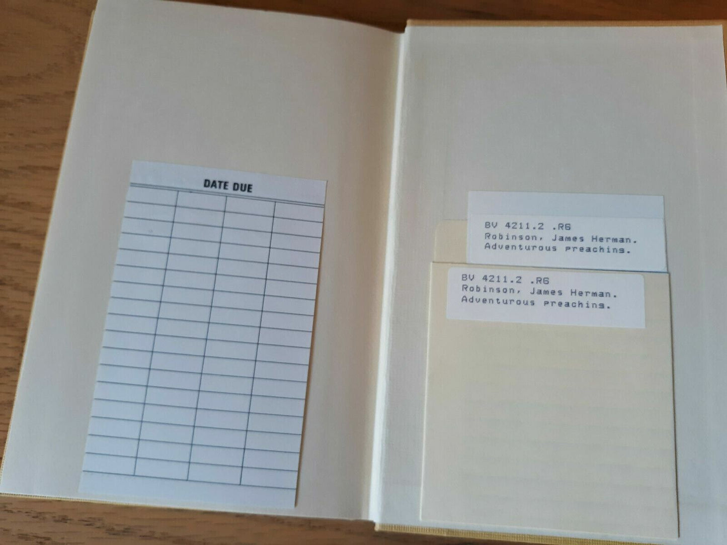 Adventurous Preaching (The Lyman Beecher Lectures at Yale) by James H. Robinson