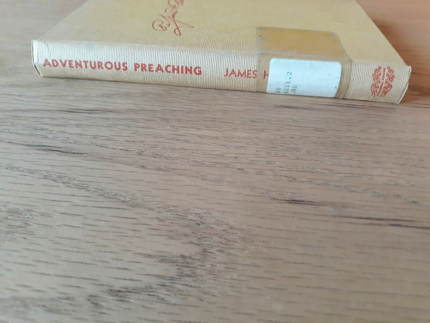Adventurous Preaching (The Lyman Beecher Lectures at Yale) by James H. Robinson