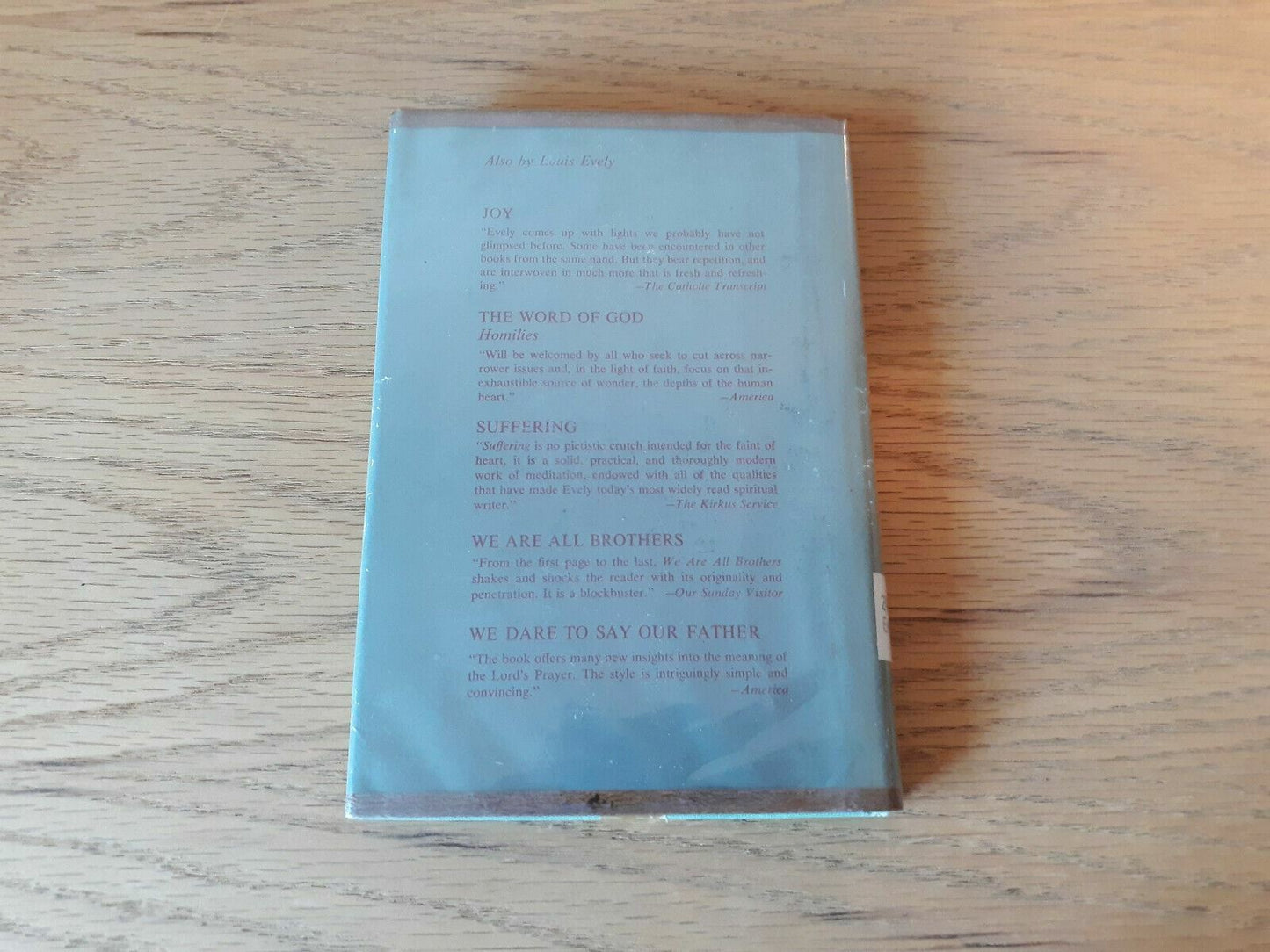 A Religion for Our Time by Louis Evely 1968 Hardcover DJ