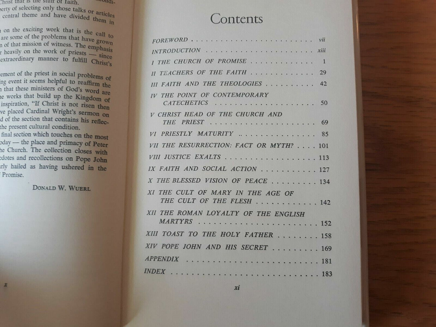 1972 THE CHURCH: HOPE OF THE WORLD 1st Ed by Cardinal John Wright BIBLE Catholic