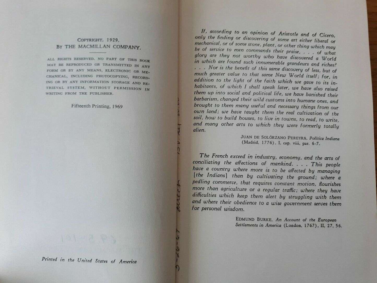 A History of American Life (The Coming of the White Man Volume I) 1969 Hardcover