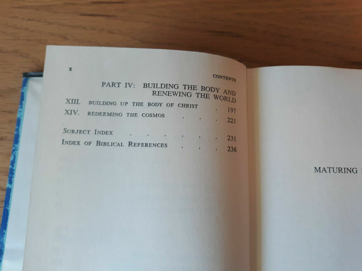 Maturing In Christ Saint Paul's Program for Christian Growth 1964 George Montagu