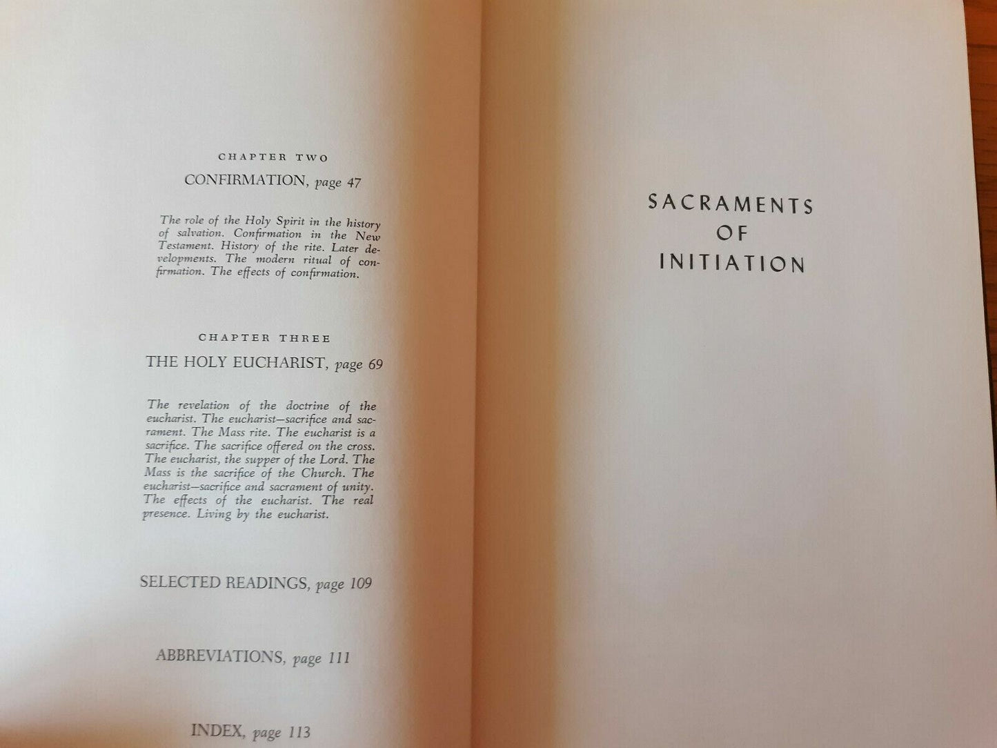 Sacraments of Initiation Foundations of Catholic Theology 1966 William J. O'Shea