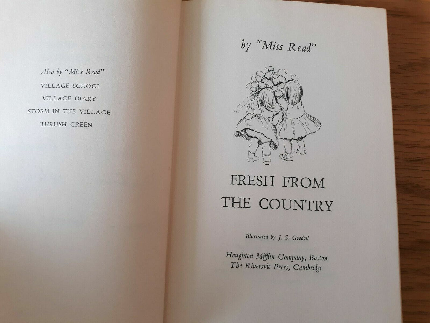 1961 Fresh From The Country by Miss Read 1st American Edition Hardcover With DJ