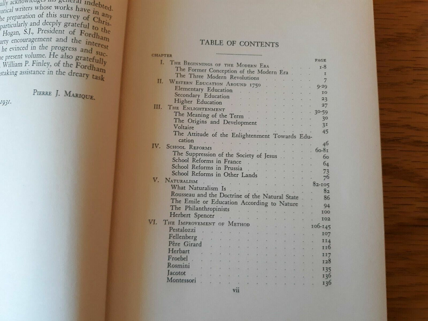 History Of Christian Education, Volume III Hardcover 1932 Perre J. Marique