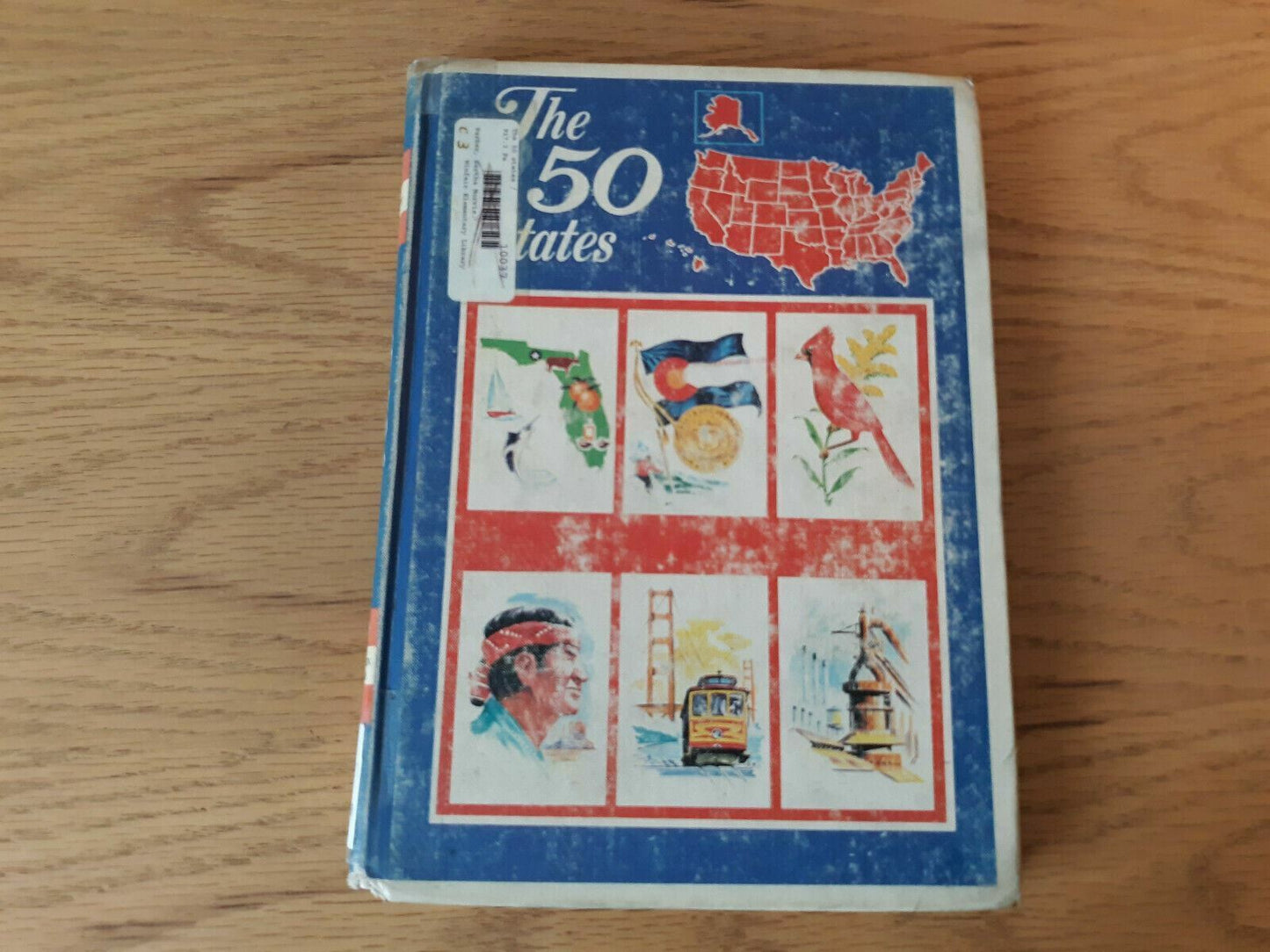 The 50 States by Bertha Parker 1965 Golden Press
