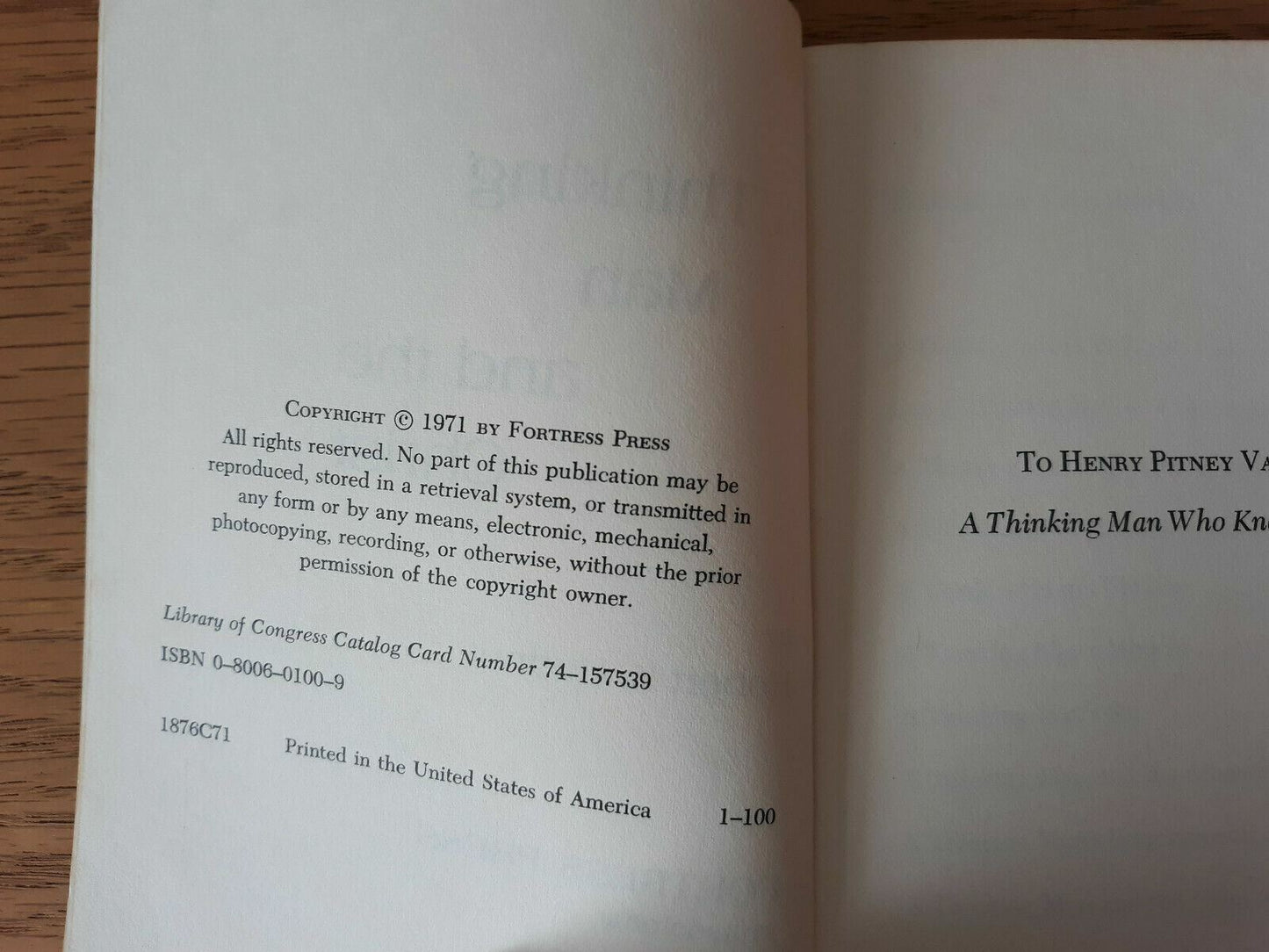 A Thinking Man and the Christ by Robert Hudnut 1971