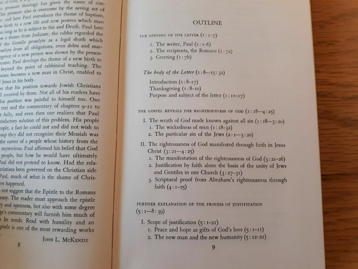 The Epistle to the Romans (New Testament for spiritual reading) 1972