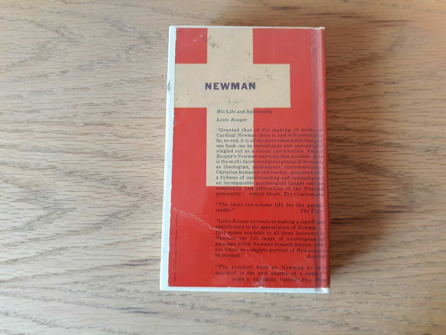NEWMAN: HIS LIFE AND SPIRITUALITY By Louis Bouyer, Catholic, 1960