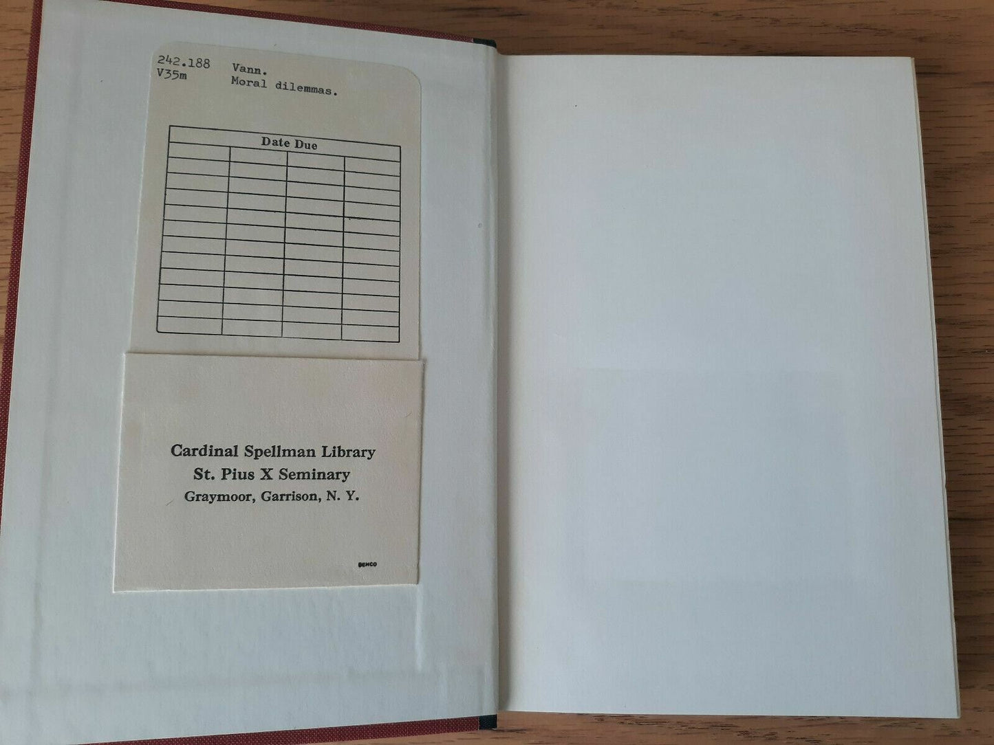 Moral Dilemmas by Gerald Vann, O.P. 1965 First Edition