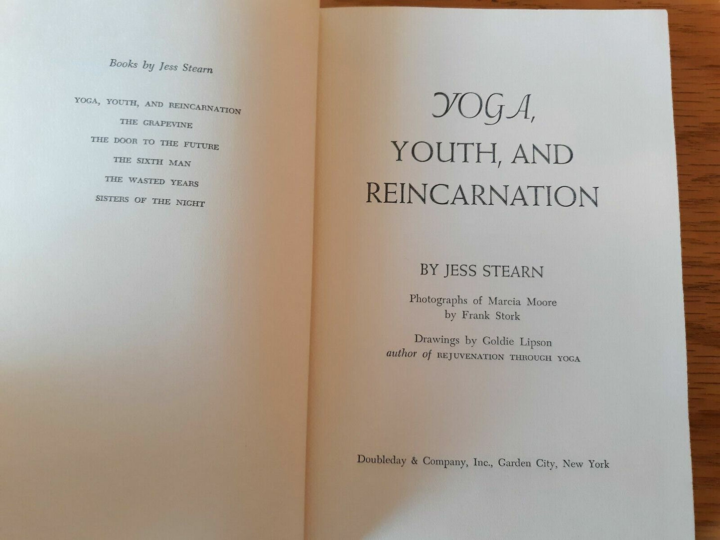 Yoga, Youth, and Reincarnation by Jess Stearn (1965, HC/DJ)