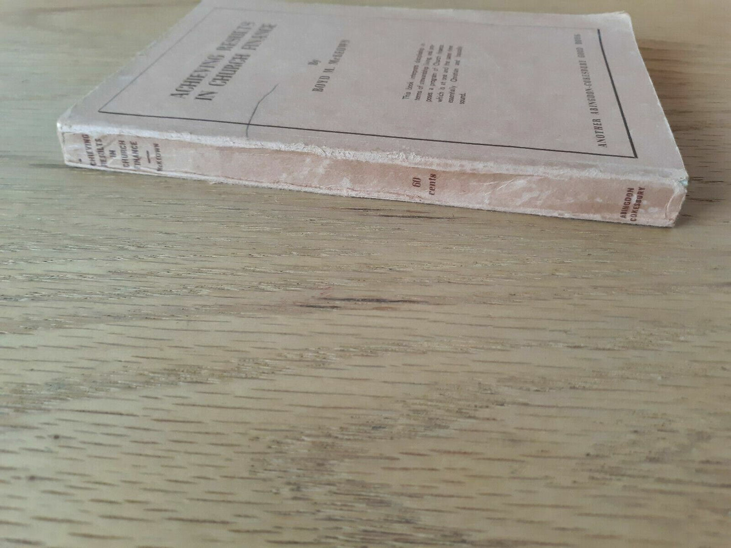 Achieving Results In Church Finance Boyd M. McKeown 1942 Abingdon-Cokesbury