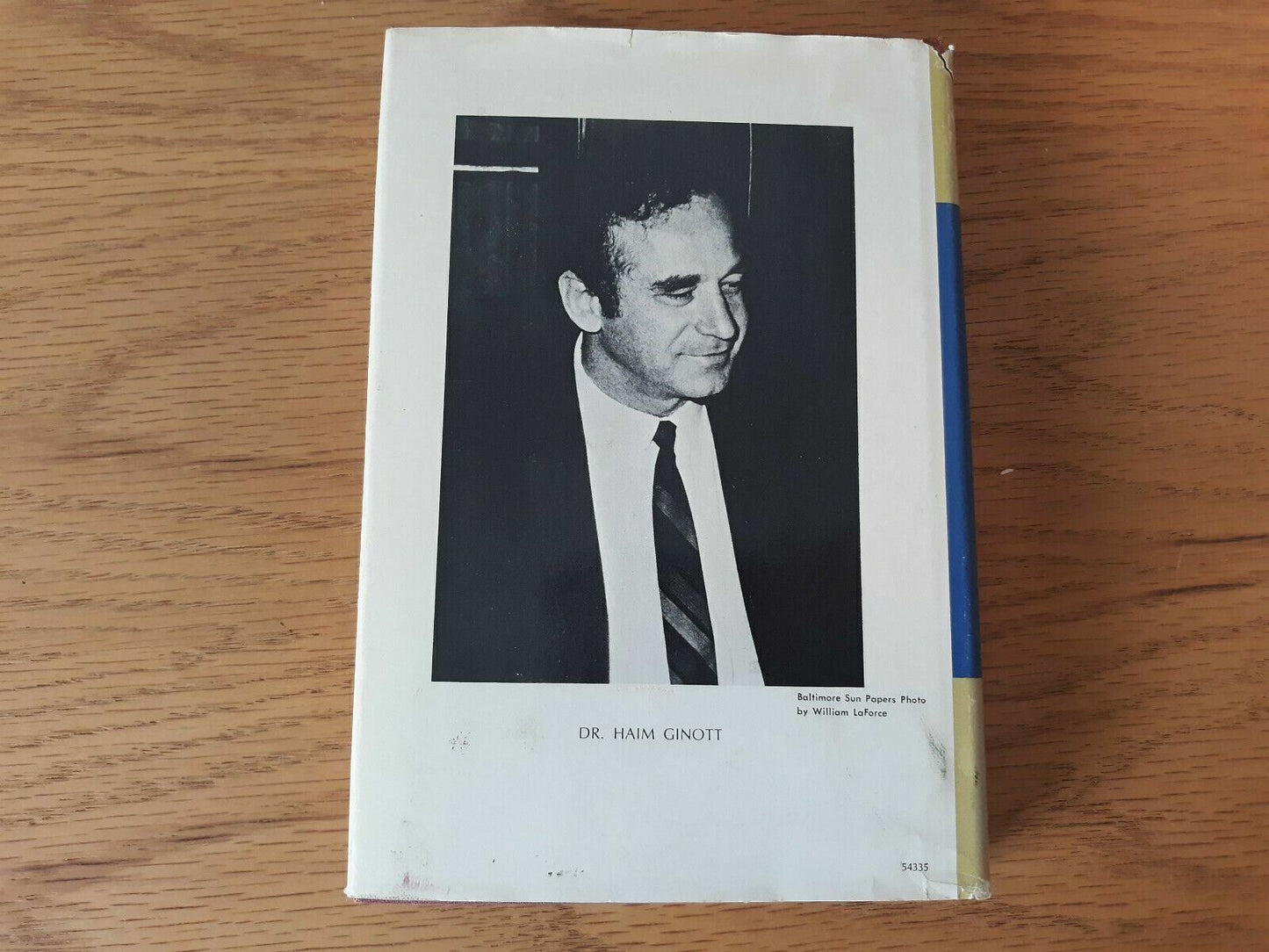 1969 Hardcover Between Parent and Teenager by Dr. Haim G. Ginott 1st Printing
