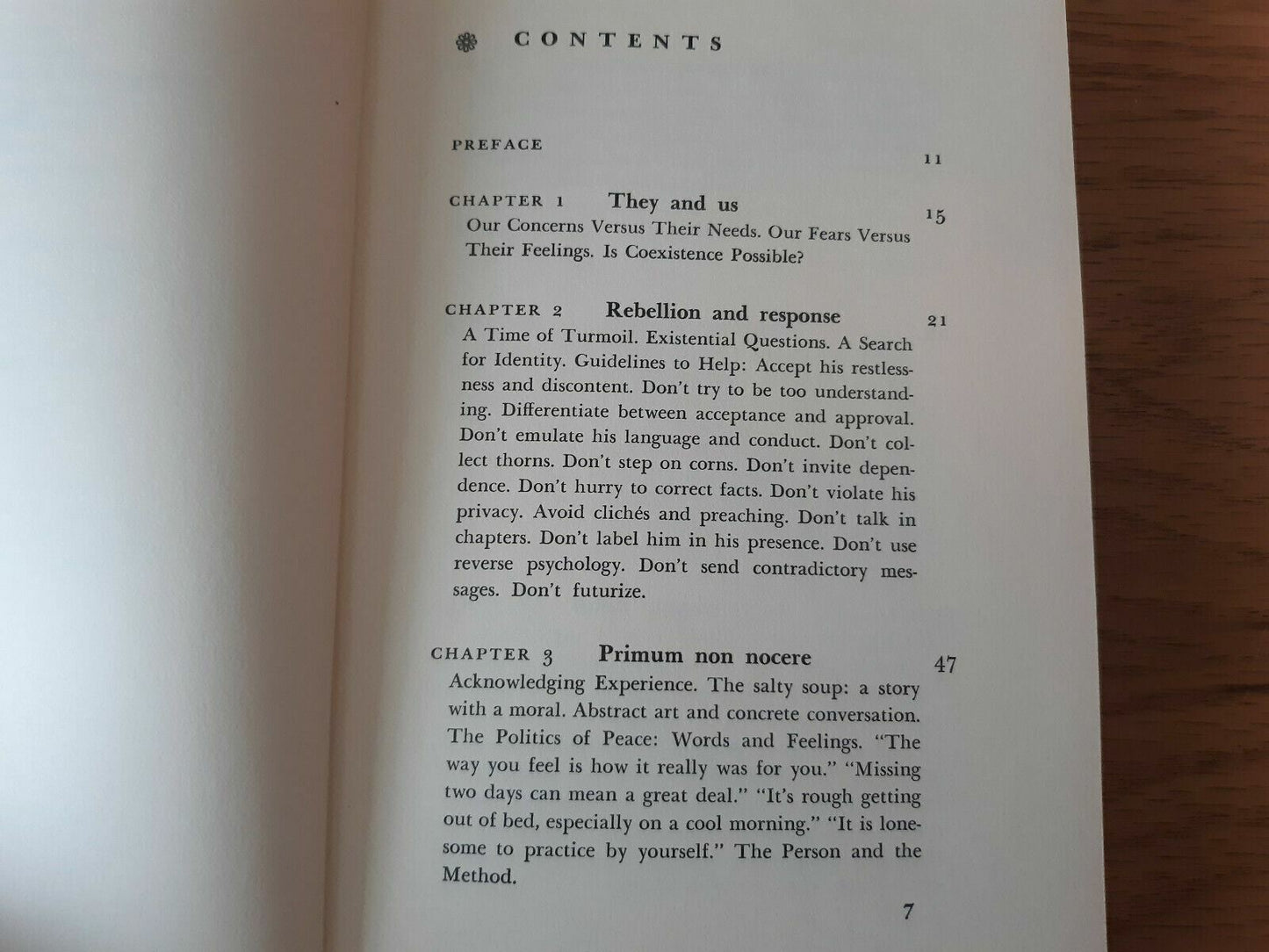 1969 Hardcover Between Parent and Teenager by Dr. Haim G. Ginott 1st Printing