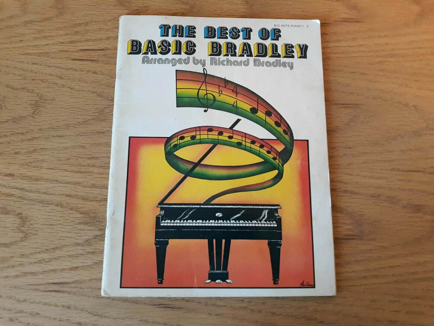 The Best of Basic Bradley Big Note Piano 1-2 Richard Bradley Sheet music 1982