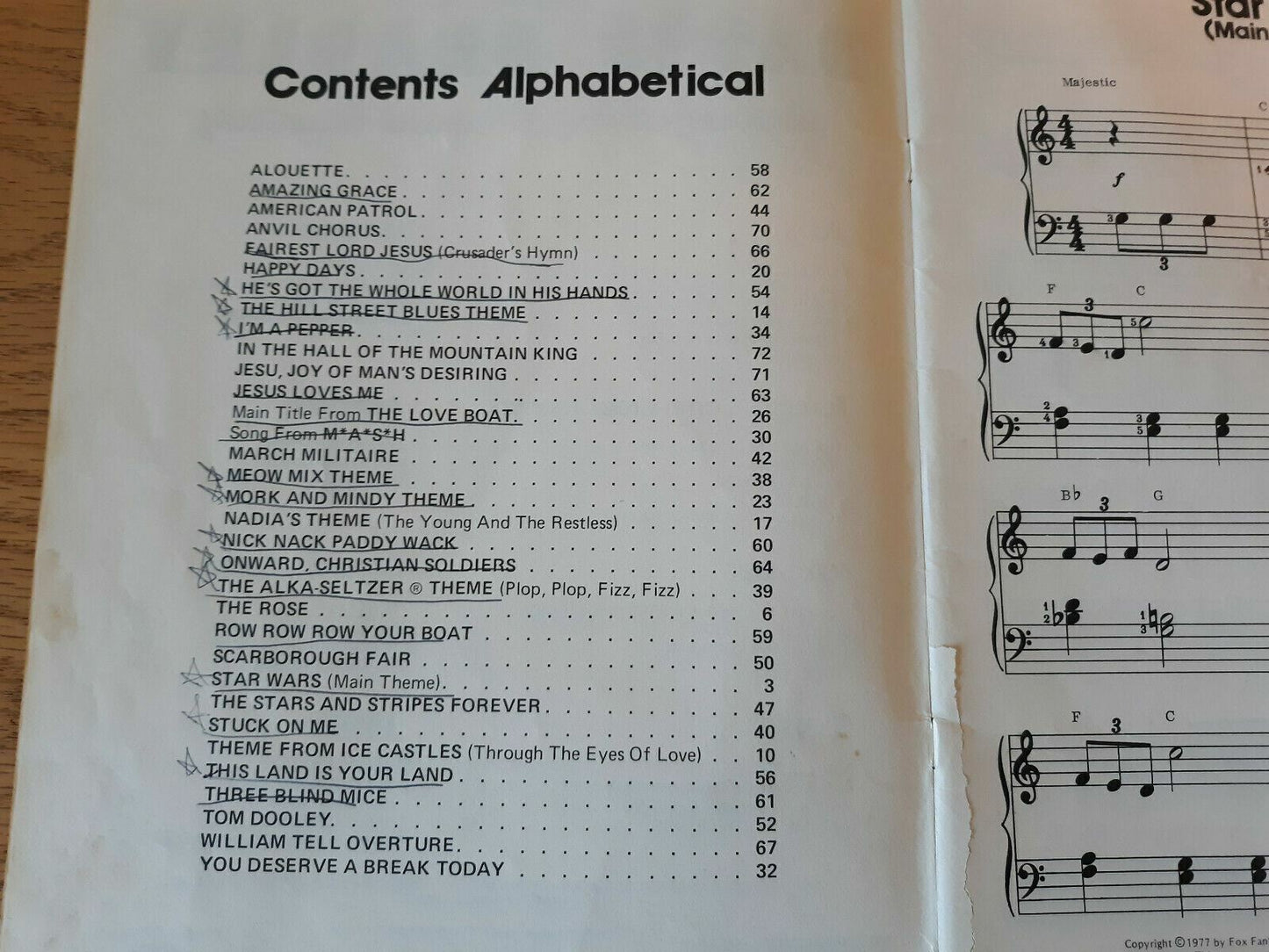The Best of Basic Bradley Big Note Piano 1-2 Richard Bradley Sheet music 1982
