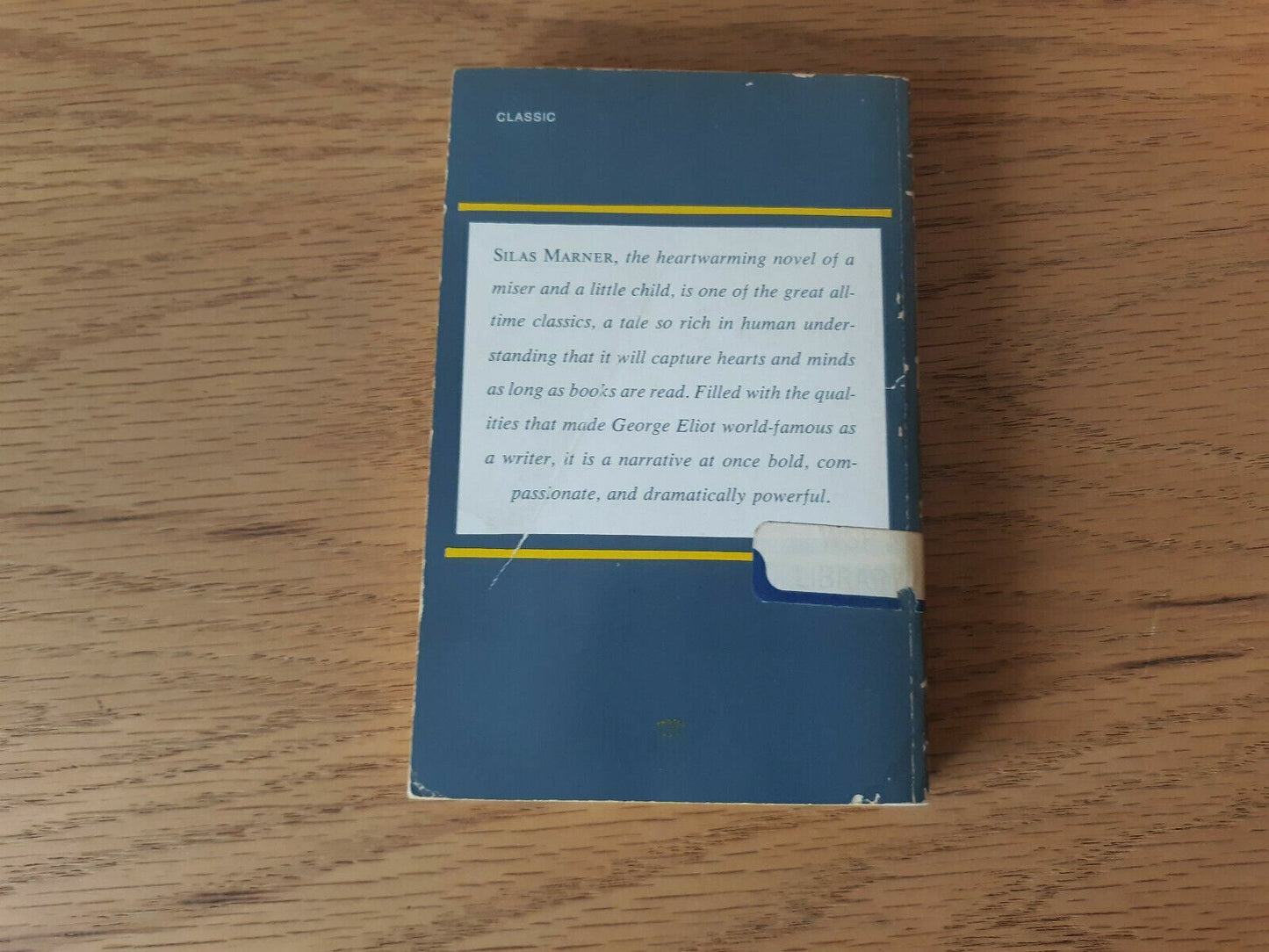 Silas Marner By George Eliot 1969 Paperback