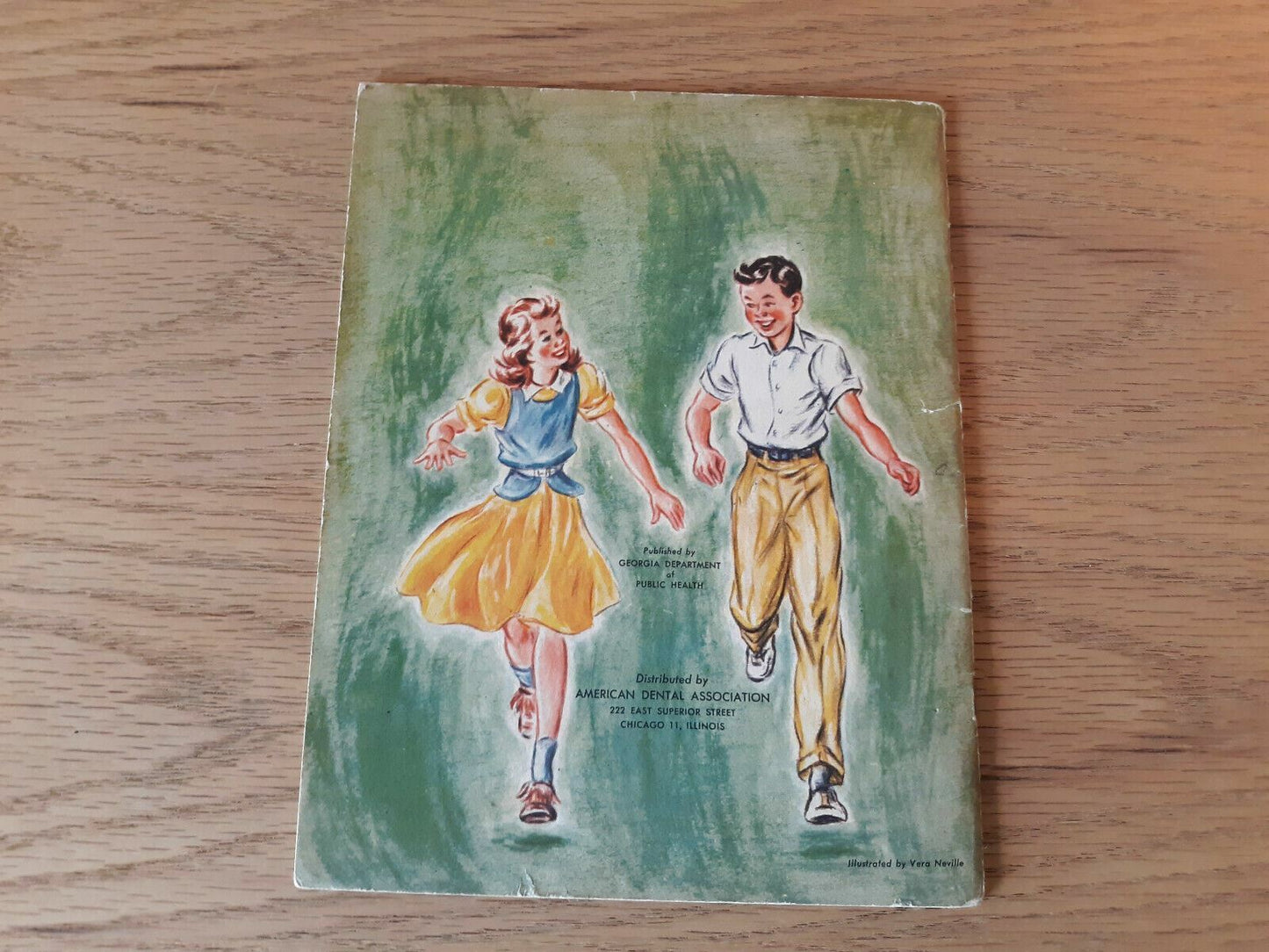 1949 Booklet EVERYBODY SMILE Vera Neville American Dental Assoc & Georgia Health