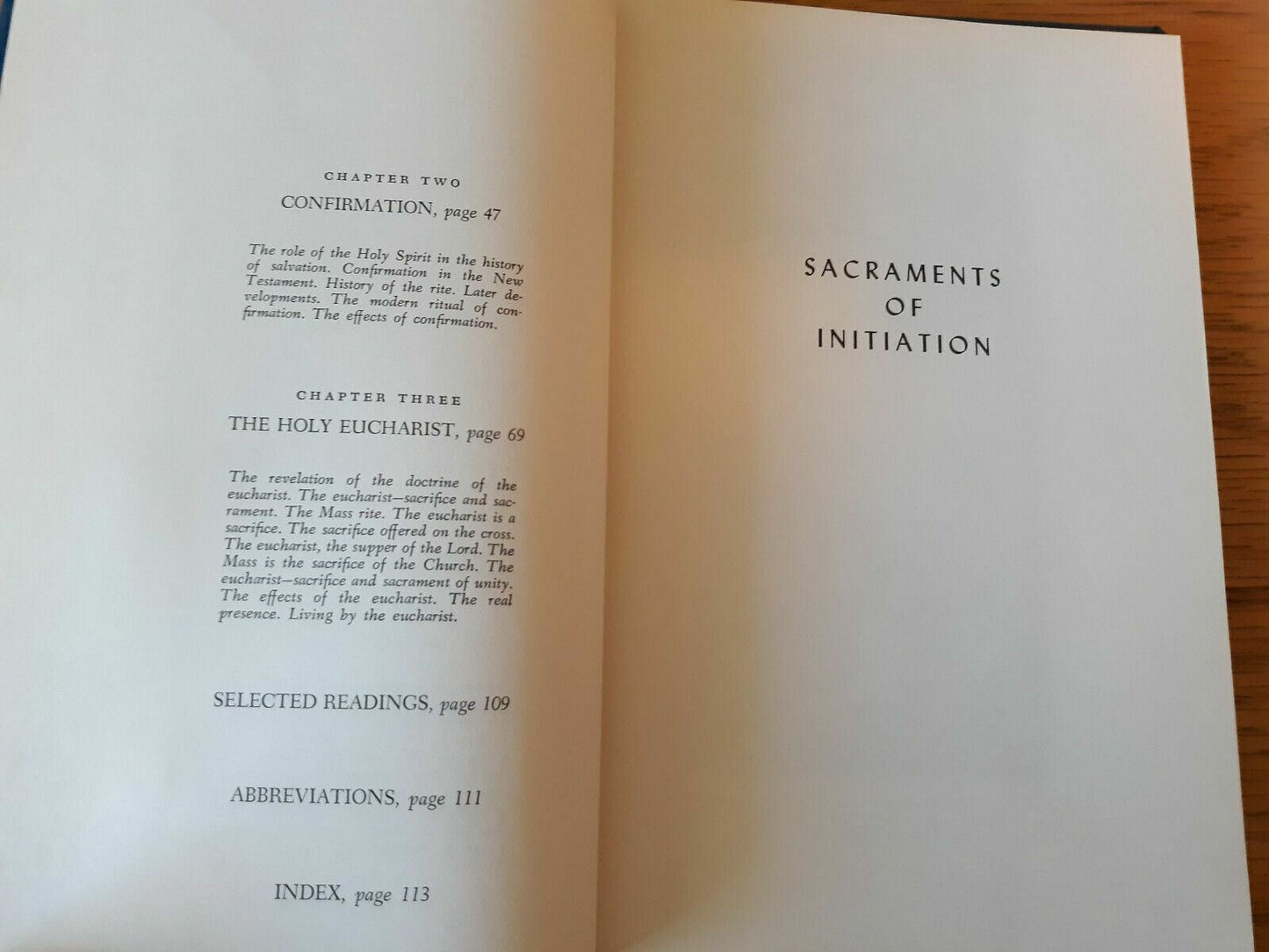 Sacraments of Initiation Foundations of Catholic Theology William J. O'Shea B