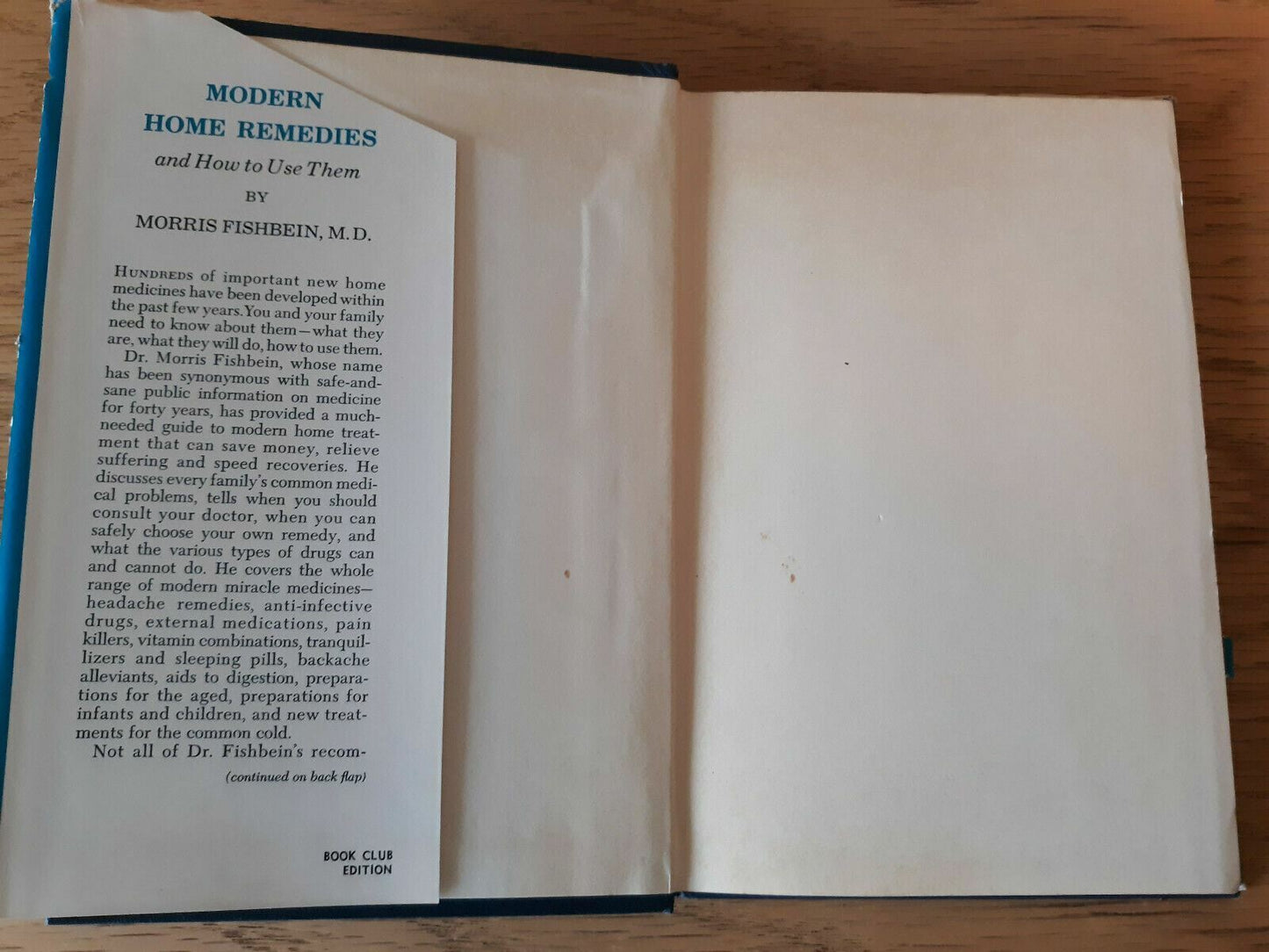 Modern Home Remedies and How to Use Them by Morris Fishbein, M.D. 1966