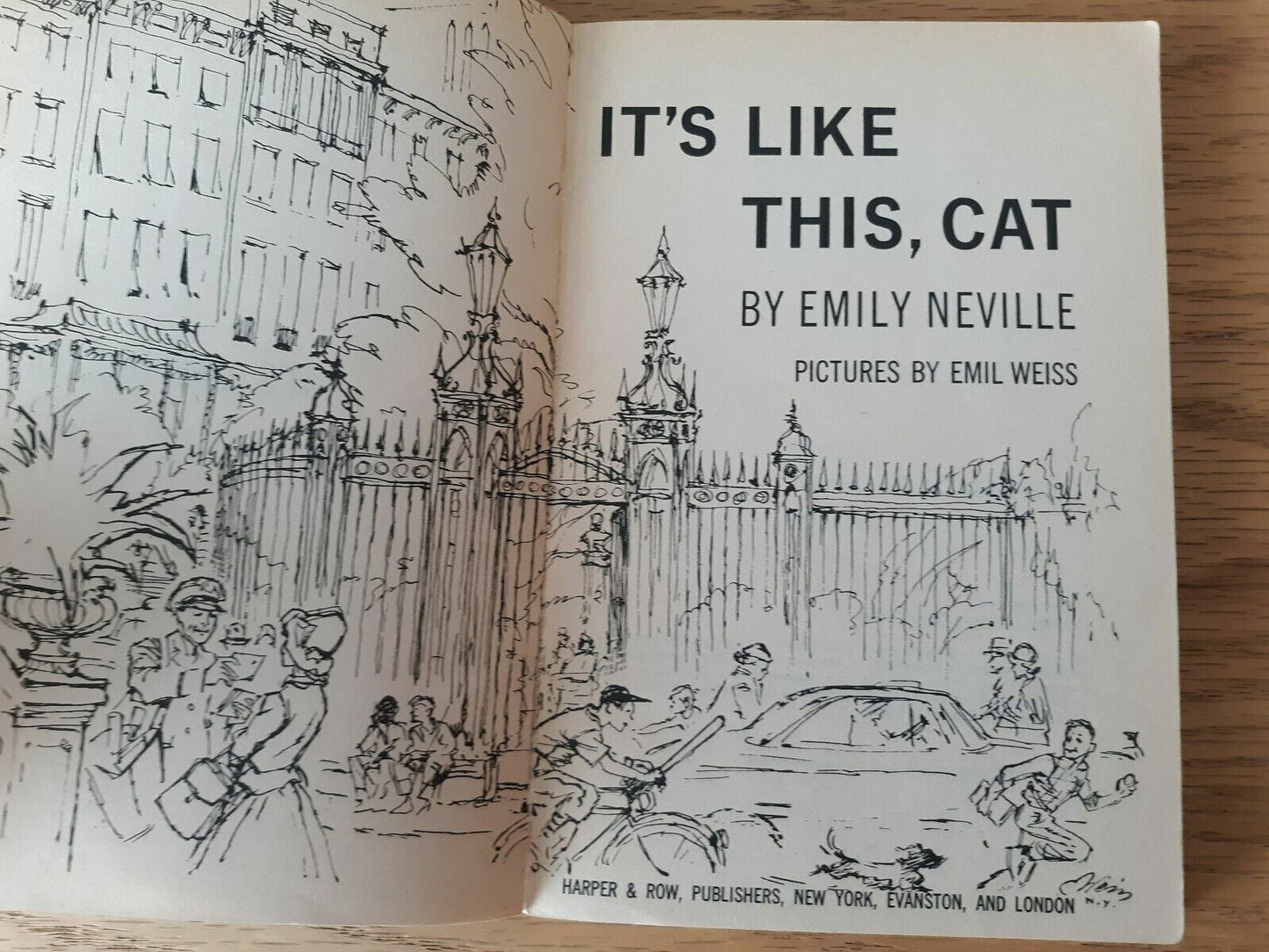 1963 Paperback It's Like This, Cat by Emily Neville