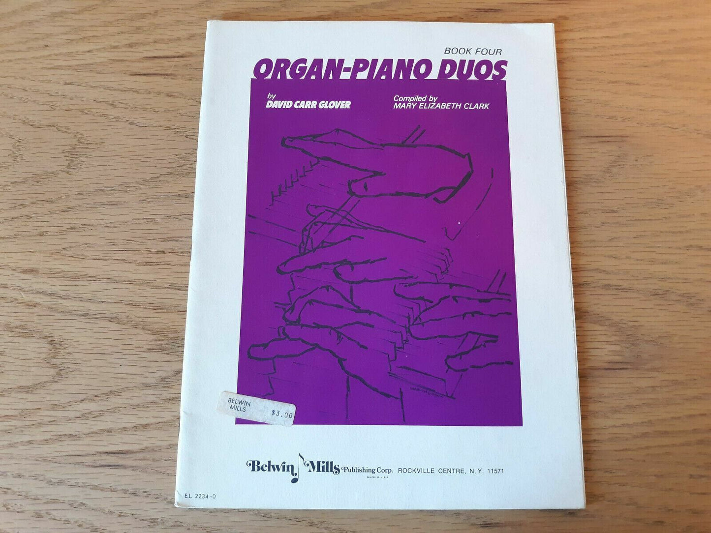 1971 Organ Piano Duos Book Four David Carr Glover