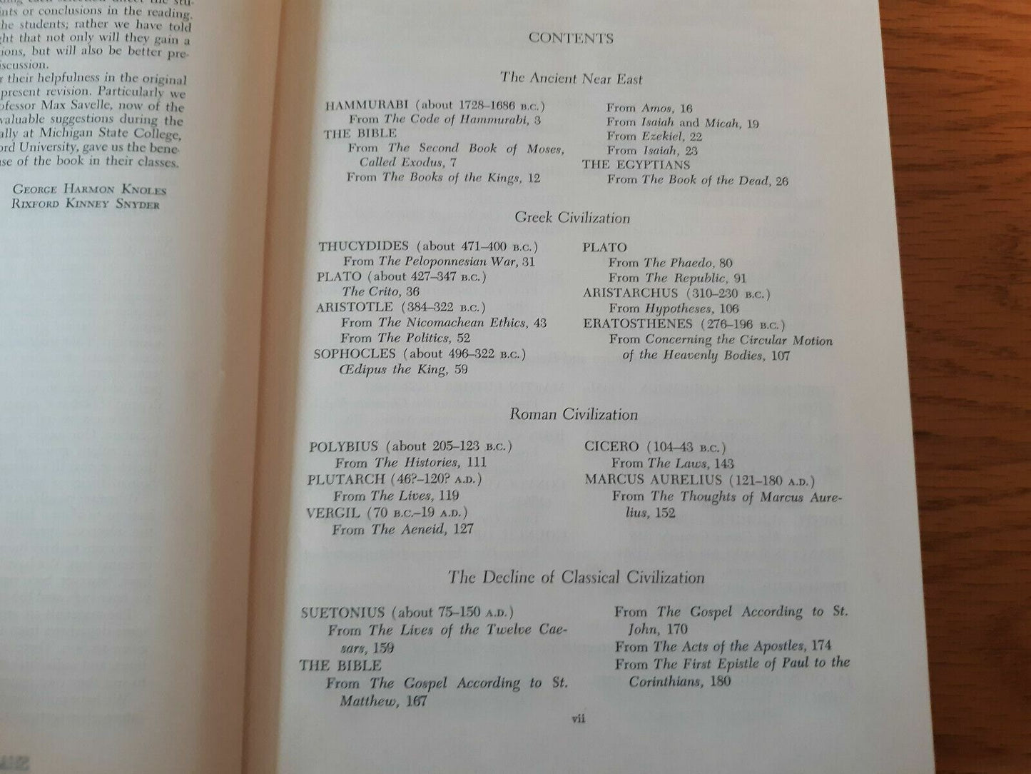 Readings In Western Civilization Knoles Snyder 3rd Ed 1960 Hardcover